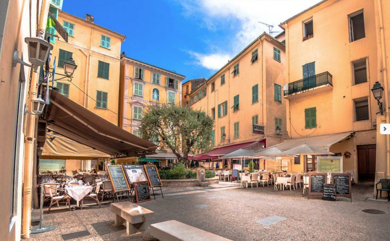 Menton Smartworking And Relax On The Beach, Seaview Exteriör bild